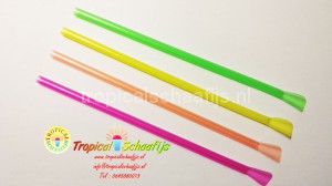 Tropical Schaafijs Neon Rietjes